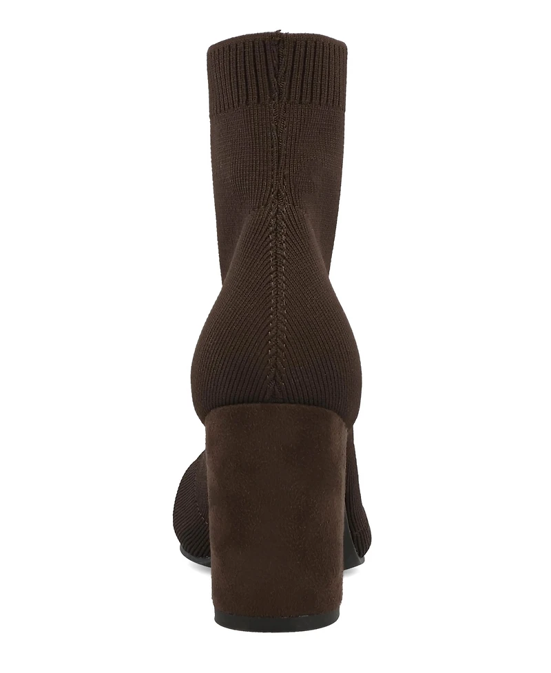 Mia Women's Erika Stacked Heel Booties