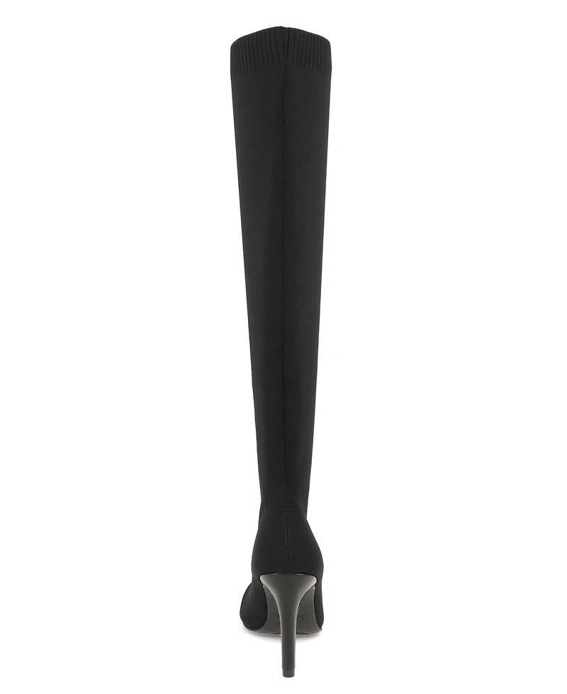 Mia Women's Arisa Stiletto Heel Pointed Toe Tall Boots