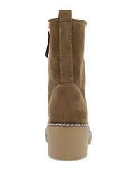 Mia Women's Pallmer Stacked Heel Lug Sole Ankle Booties