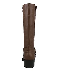 Mia Women's Diego Tall Harness Strap Block Heel Western Boots