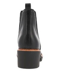 Mia Women's Paula Chelsea Stacked Heel Booties