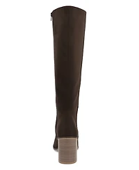 Mia Women's Sabrena Stacked Heel Side Zip Tall Boots