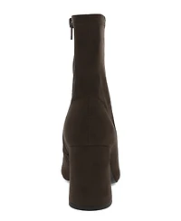 Mia Women's Thiva Block Heel Pointed Toe Dress Booties