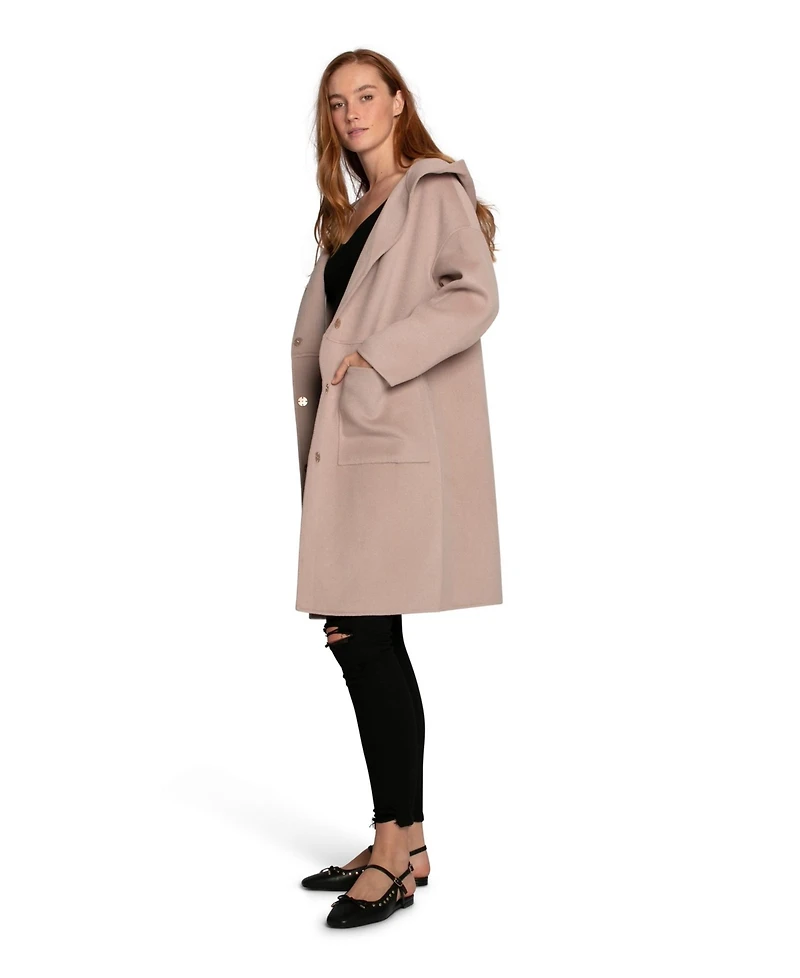 Belle & Bloom Women's Sunday Morning Hooded Coat