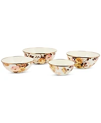 MacKenzie-Childs Wild Rose White Small Everyday Bowl, 40-oz.