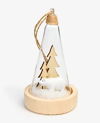 Holiday Lane Tree and Polar Bear Ornament, Macy's Exclusive