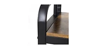 Slickblue Modern Industrial Hall Tree with Coat Rack and Shoe Storage Bench for Entryway