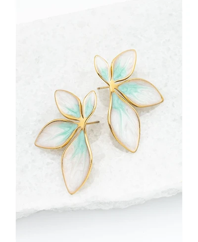 Starfish Project Flourish Mint Leaf Earrings