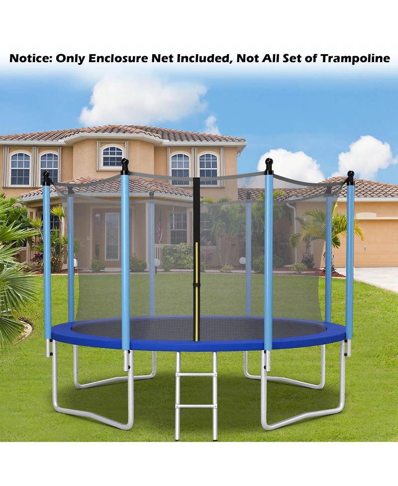 Akiudex 16 ft Round Trampoline Safety Net Enclosure Replacement