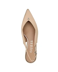Guess Women's Yannick Embellished Kitten Heel Slingback Pumps