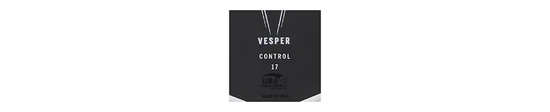 Wilson Vesper Control 17 Pickleball Paddle - White/Black / 4 1/8 / 8.1 Oz