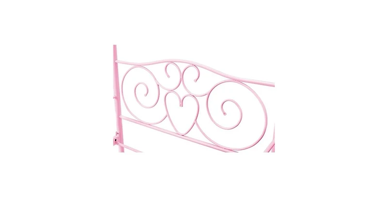 Sturdy Metal Canopy Bed Frame with Strong Support for Queen or King Mattress