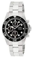 Invicta Men's 1768 Pro Diver Quartz Chronograph Black Dial Watch