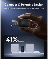 Baseus 2 Pack 65W Usb C Charger Block, Pps 3-Port Fast Compact Foldable Usb C Charger for MacBook, iPad Pro, Galaxy S24, iPhone 16/15 and More Series