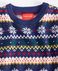 Holiday Lane Toddler Boys Fair Isle Sweater, Macy's Exclusive