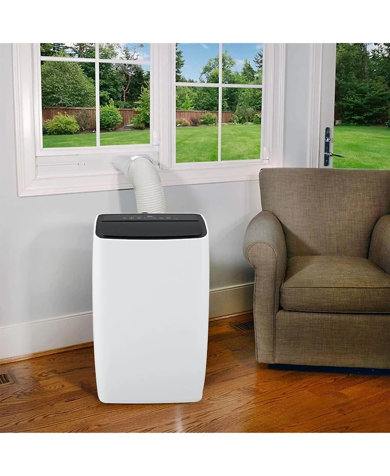 gaomon 12,000 Btu Portable Air Conditioner - 3-in-1 Cool/Fan/Dehumidifier, Remote Control, Window Kit Included, White, Cools 550 Sq. Ft
