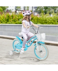 Akiudex Kids Bike with Basket and Dual Brake System for Ages 3 to 8