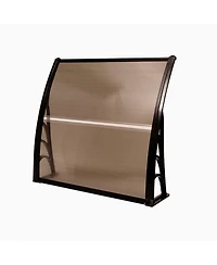 Costway 40''x 40'' Window Awning Door Canopy Outdoor Front Door
