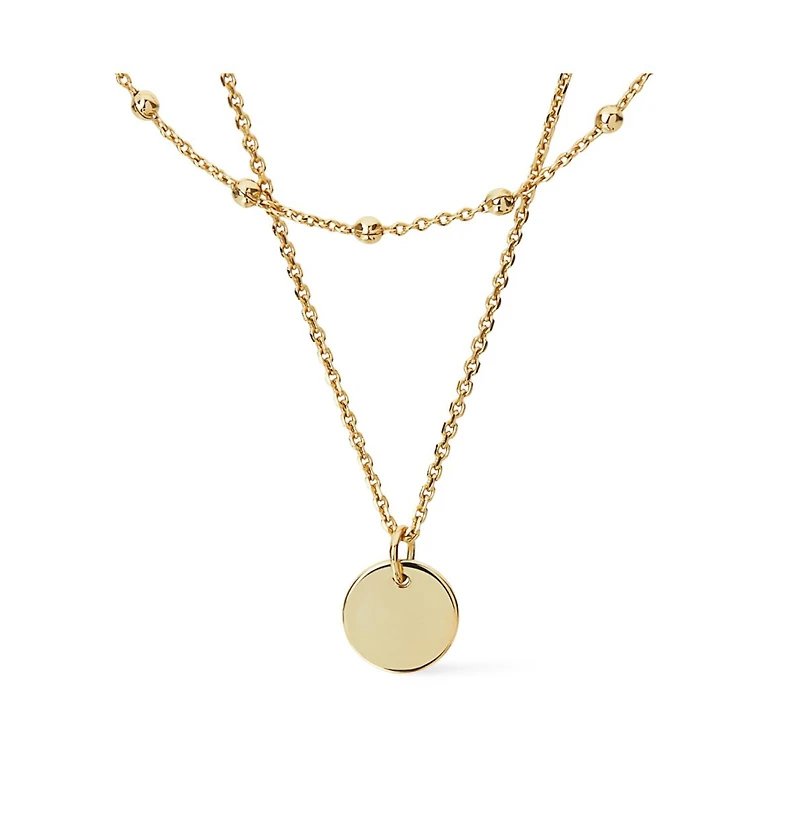 Ana Luisa Coin Necklace Set - Willow Silver