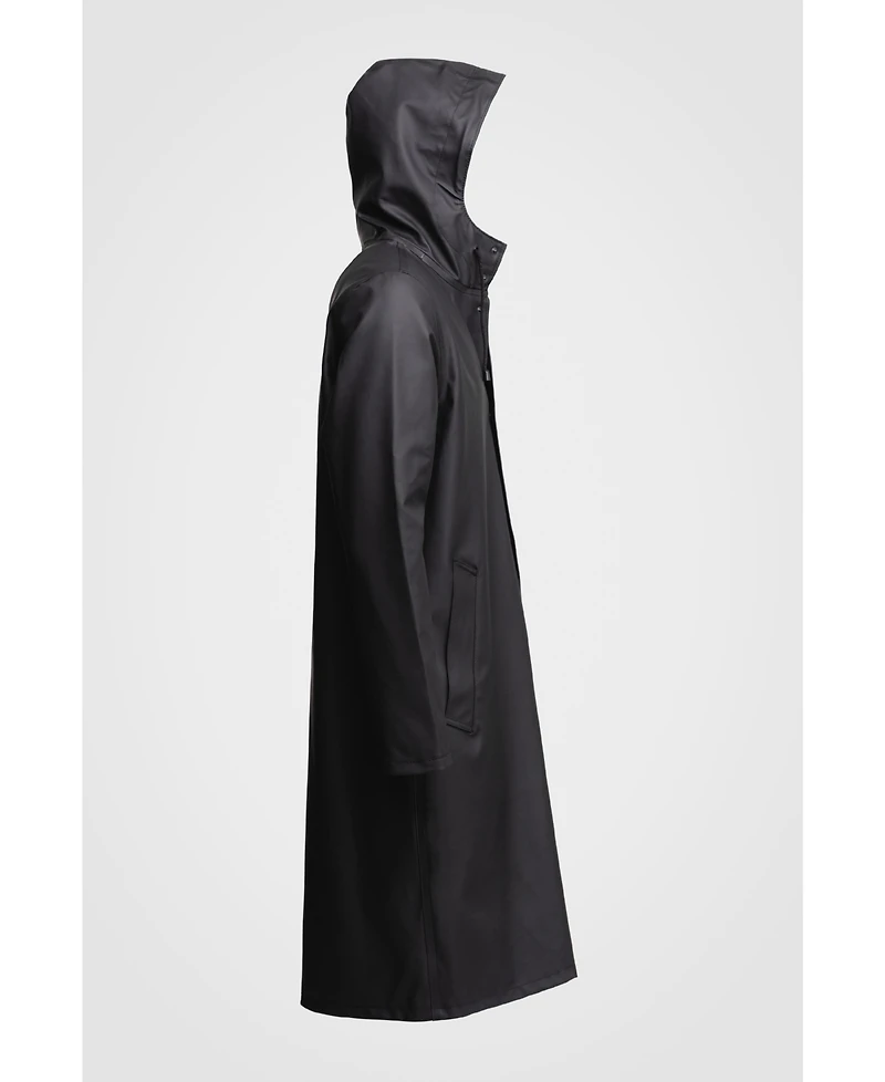 Stutterheim Women's Stockholm Hooded Long Raincoat