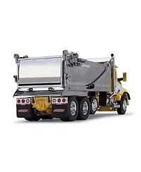 First Gear Dcp 1/64 Yellow, White & Chrome Kenworth T880 Rogue Dump