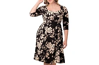 Kiyonna Plus Royal Sweetheart Cocktail Dress