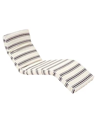 Sunnylife The Lounger Chair: Charcoal Stripe