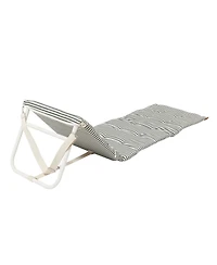 Sunnylife Reclining Beach Chair: The Vacay Olive Stripe