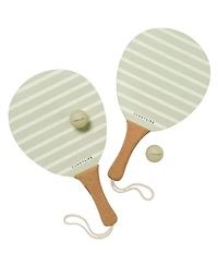 Sunnylife Vintage Beach Paddles: La Palma Sage Stripe