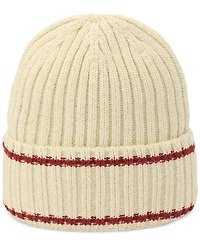 Hunter Metallic Rib Logo Cuff Beanie