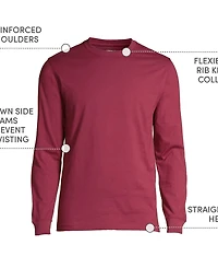 Lands' End Men's Long Sleeve Essential T-shirt