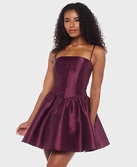 Alex & Sophia Juniors' Sleeveless Short Dress