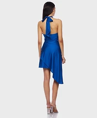 Alex & Sophia Juniors' Asymmetrical Side Tie Dress