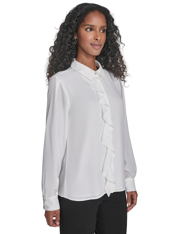 Calvin Klein Women's Long-Sleeve Blouse