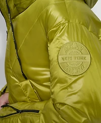 Dkny Women's Cropped Puffer Jacket