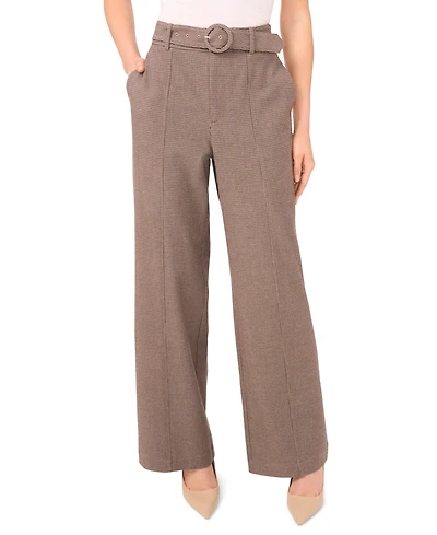 CeCe Women's High Waist Tailored Pants