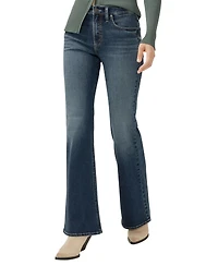 Silver Jeans Co. Women's Most Wanted Mid Rise Flare Leg