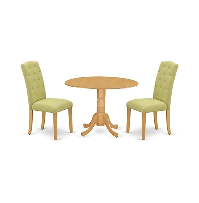 East West Furniture Dining Room Set Oak