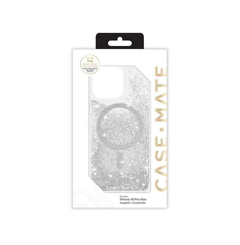 Case-Mate Waterfall Case for Apple iPhone 16 Pro Max-Silver