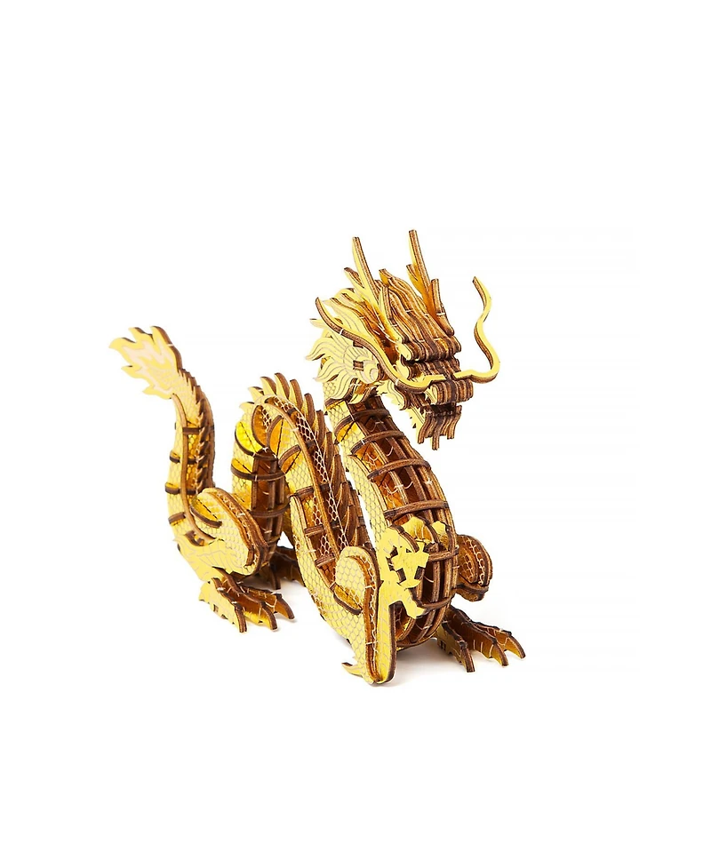 Flash Popup 3D Diy Puzzle: Dragon Wa-Gu-Mi Color Version