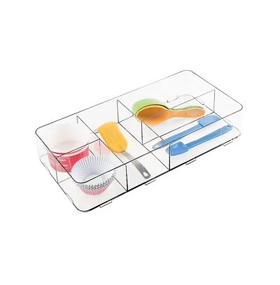 iDesign Interlocking Divided Drawer Organizer