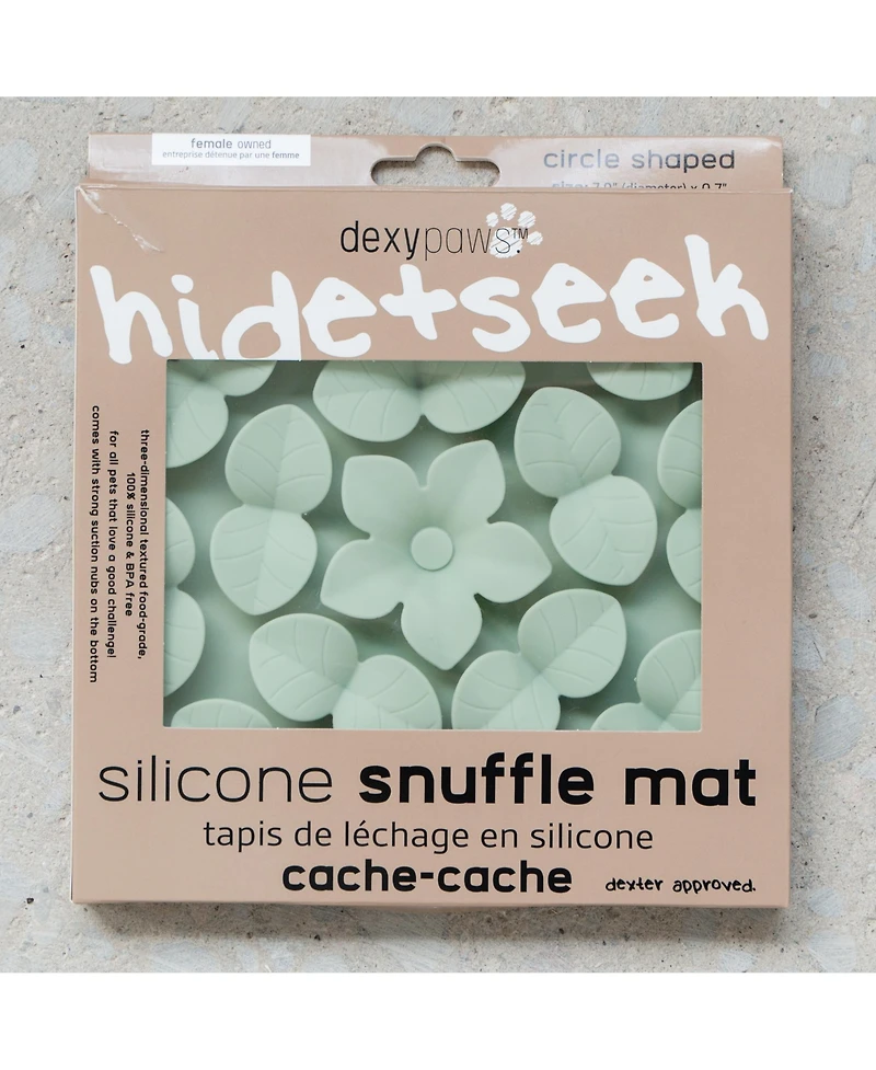 Dexypaws Enrichment Snuffle Mat: Sage Green Circle