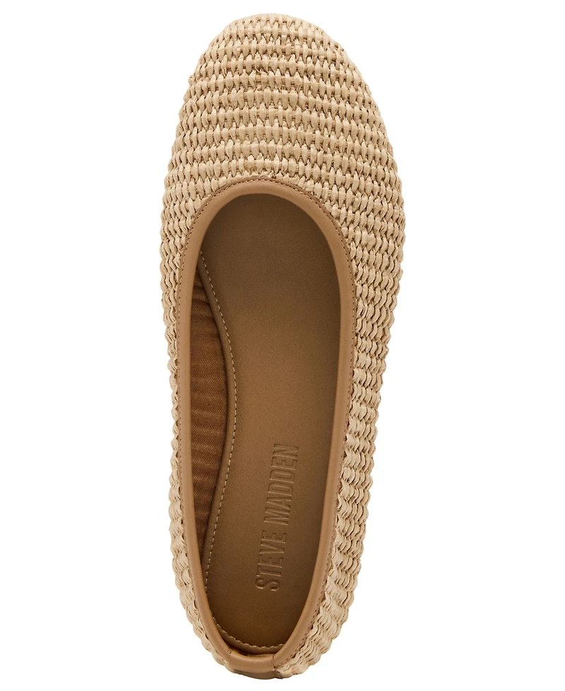 Steve Madden Women's Merlot Woven Ballet Flat Shoes