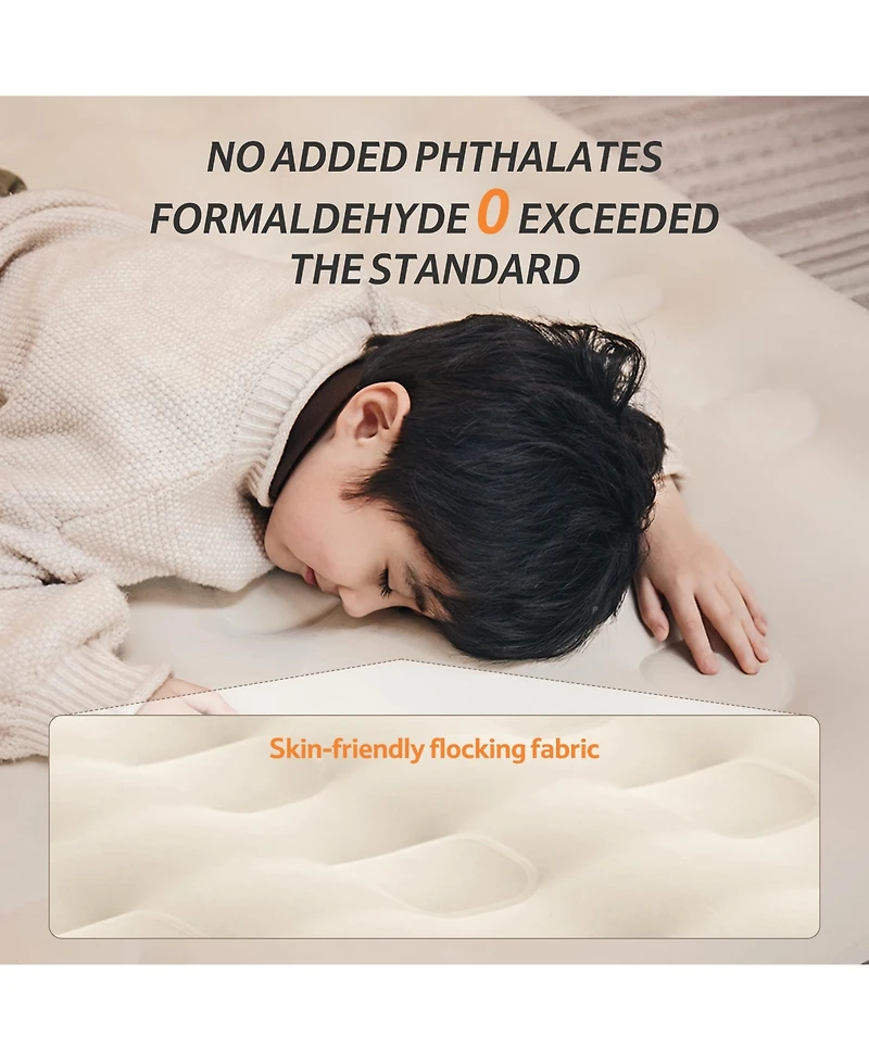 Naturehike 1/2/3 Person Self-Inflating Camping Air Mattresses,3 sizes Thick-Portable Lightweight Unmute-Sleeping Mat with Built-in Inflation Pump