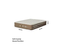 Naturehike 1/2/3 Person Self-Inflating Camping Air Mattresses,3 sizes Thick-Portable Lightweight Unmute-Sleeping Mat with Built-in Inflation Pump