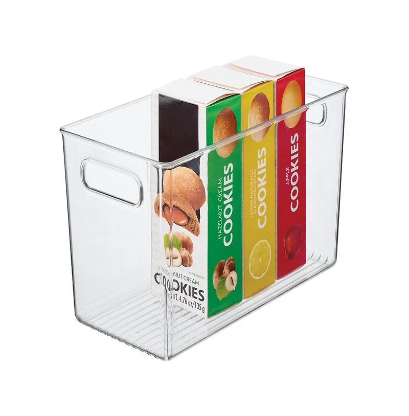 iDesign Pantry Storage Bin with Handles - Clear - Made in Usa
