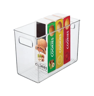 iDesign Pantry Storage Bin with Handles - Clear - Made in Usa