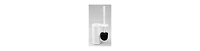 iDesign Plastic Toilet Brush and Holder for Bathroom - White