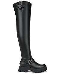 Circus Ny by Sam Edelman Women's Pace Buckled Over-the-Knee Lug Boots