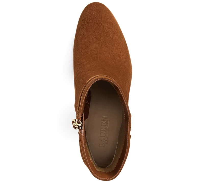 Lauren Ralph Women's Kellie Suede Heel Booties